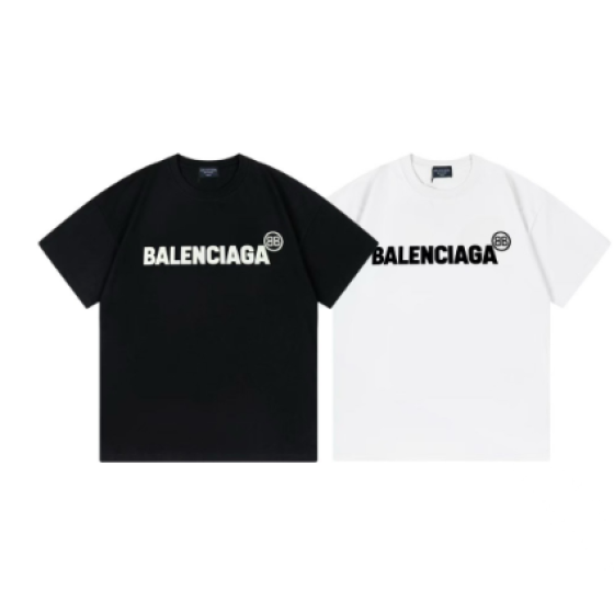 2025 Balenciaga logo print short-sleeved T-shirt